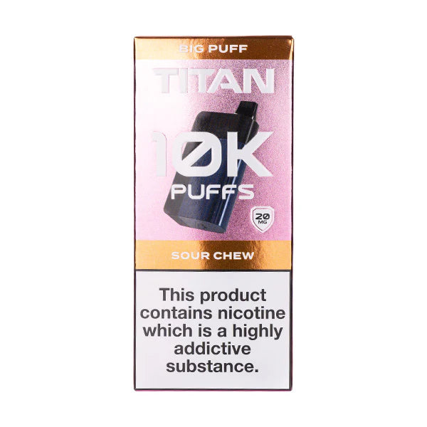 Titan 10k Rechargeable Disposable Vape Kit