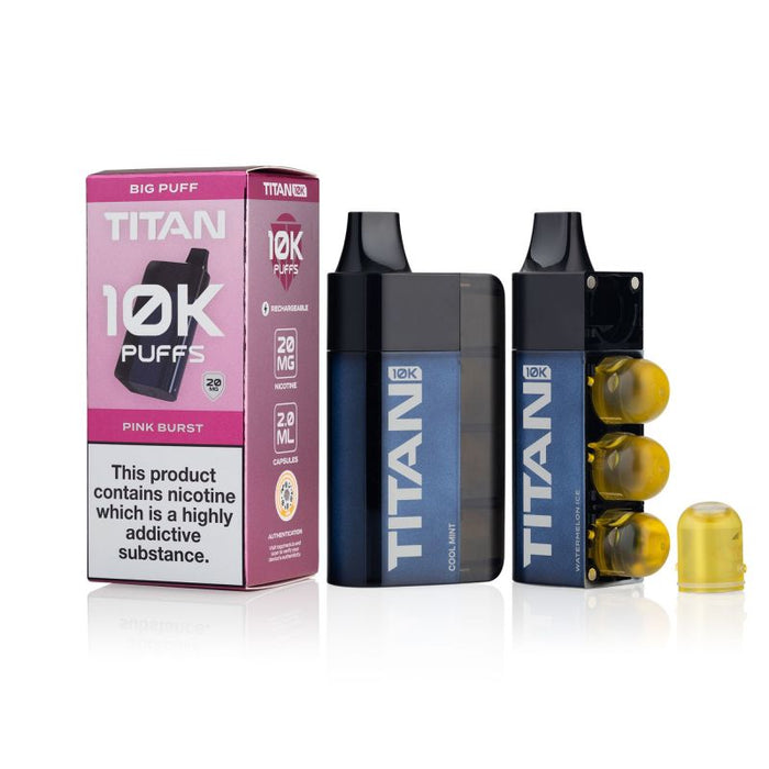 Titan 10k Rechargeable Disposable Vape Kit