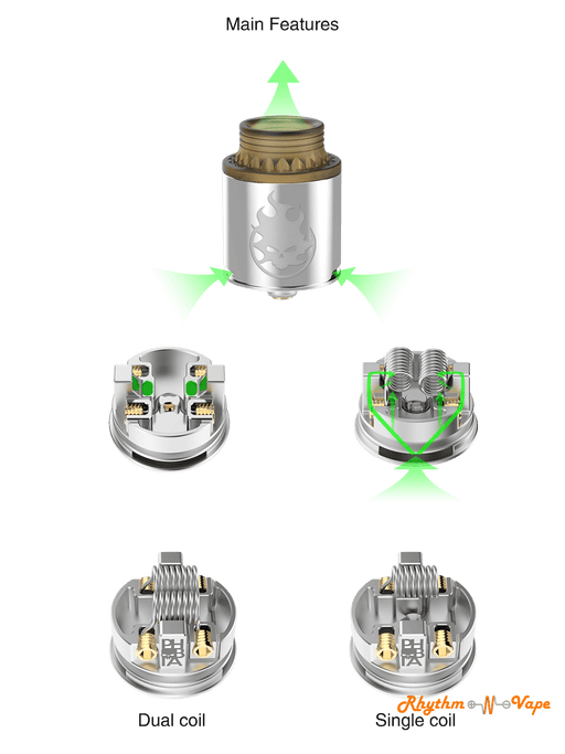 Vandy Vape Phobia Rda Rebuildeable Tanks